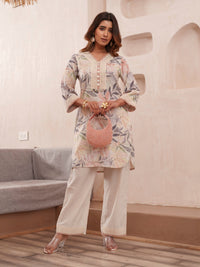 Tashvika heather Linen co-ord set