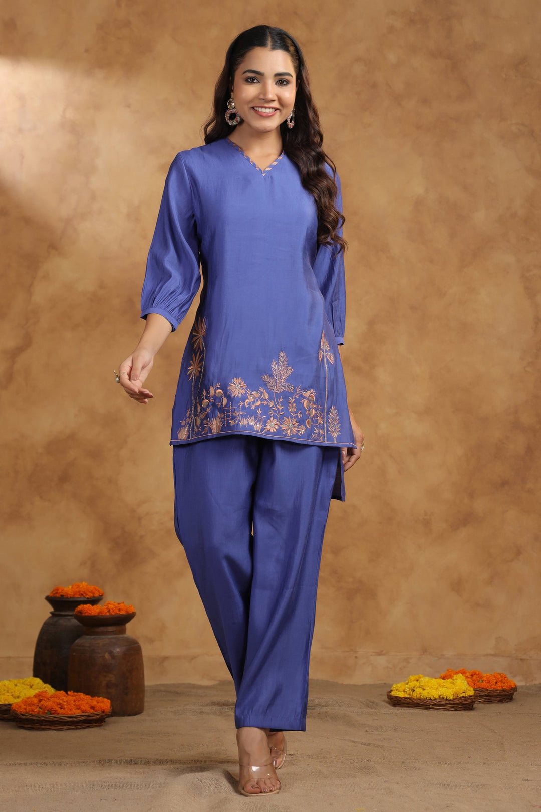 Arohi Ink Handwork Premium Co-ord Set