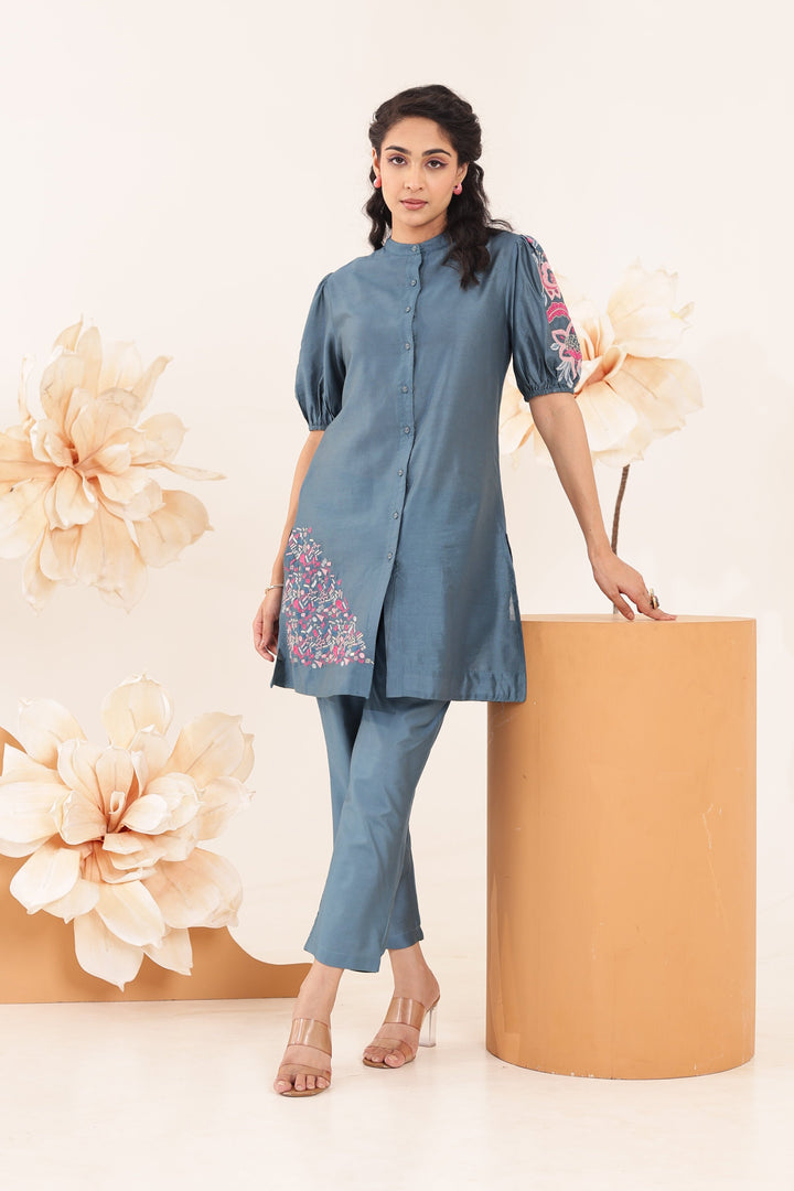 Sahiba Cloud Embroidered Co-ord Set