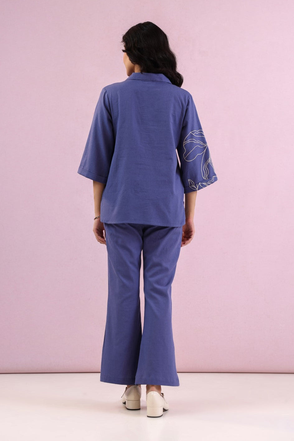 Raftar Ocean embroidery cotton co-ord set