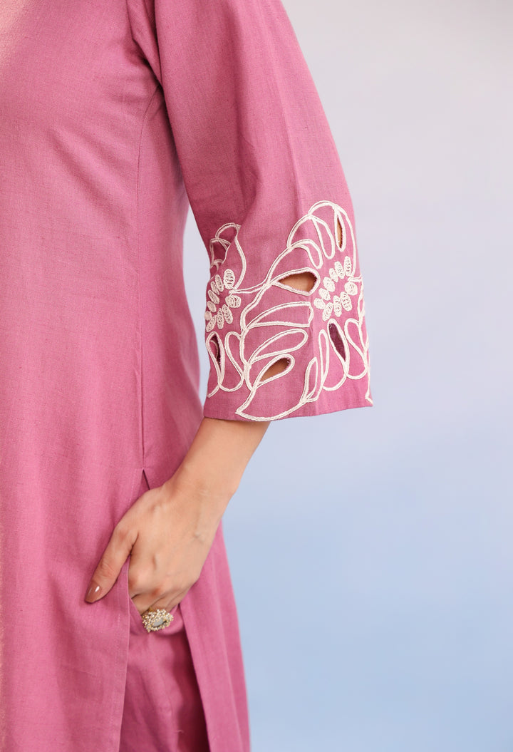 Purna blossom cotton kurta pant set