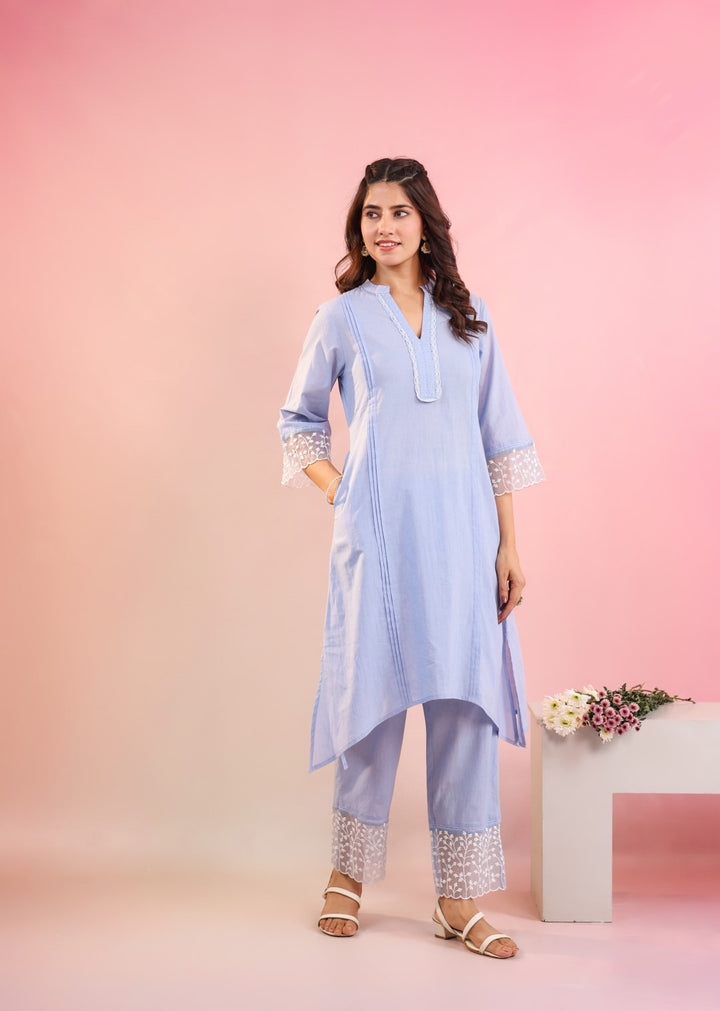 Raftar marine cotton co-ord set