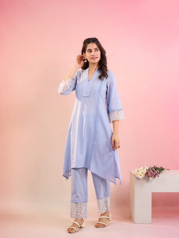 Raftar marine cotton co-ord set