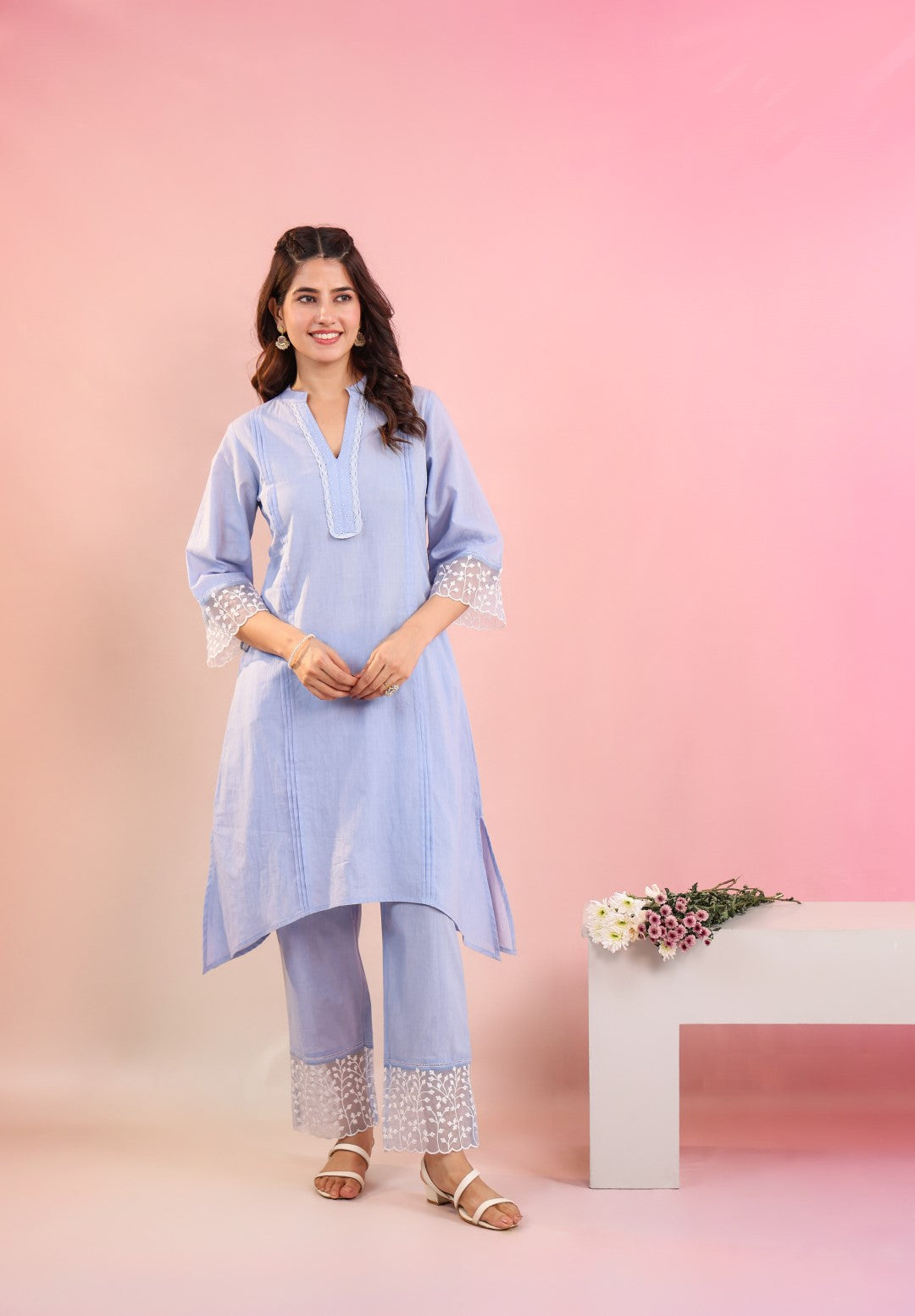 Raftar marine cotton co-ord set