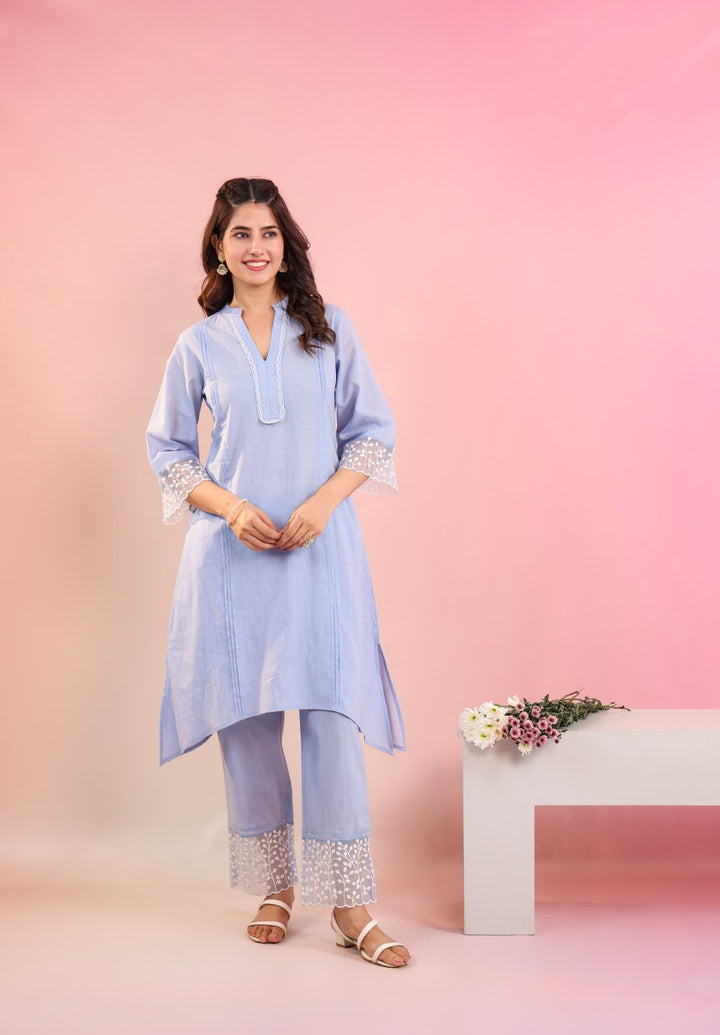Raftar marine cotton co-ord set