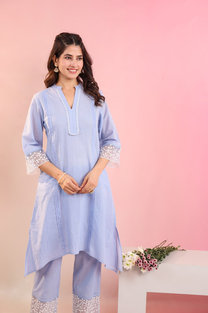 Raftar marine cotton co-ord set