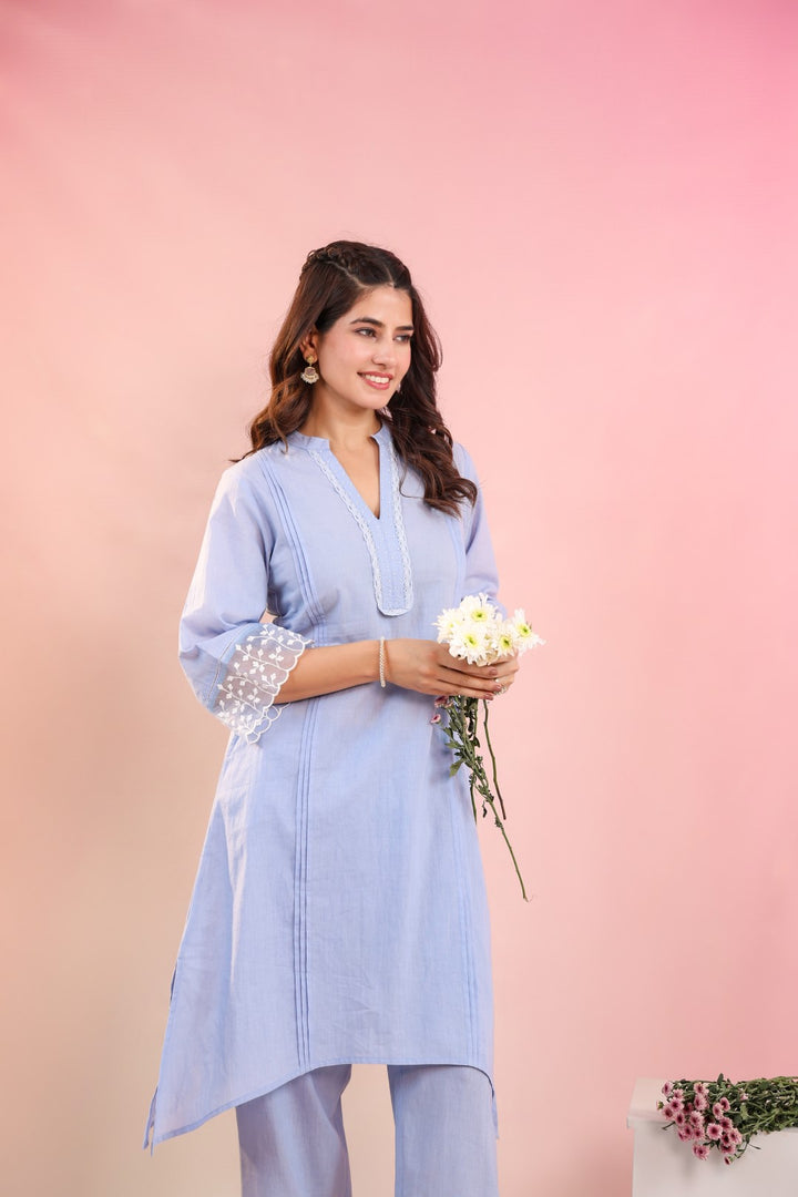 Raftar marine cotton co-ord set