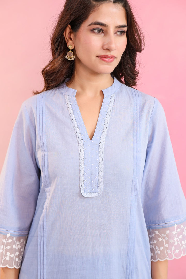 Raftar marine cotton co-ord set