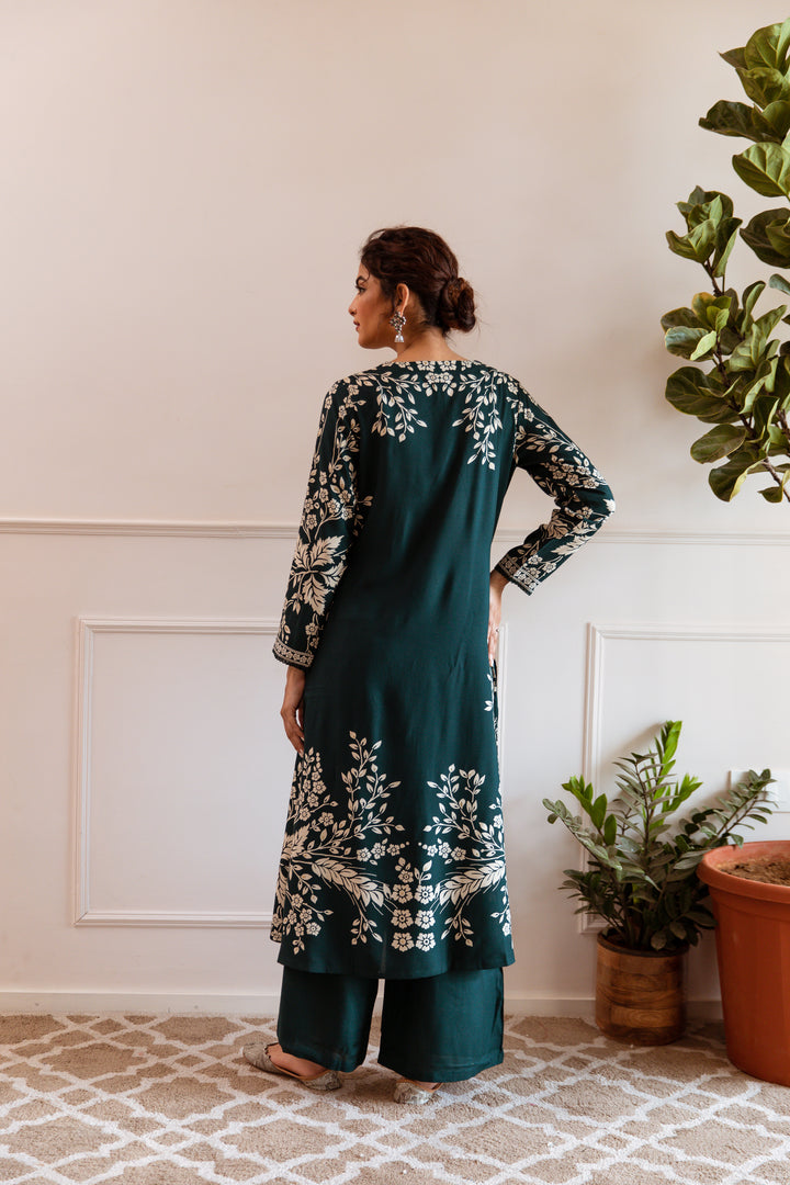 Aruna Shamrock Kurta Pant Set