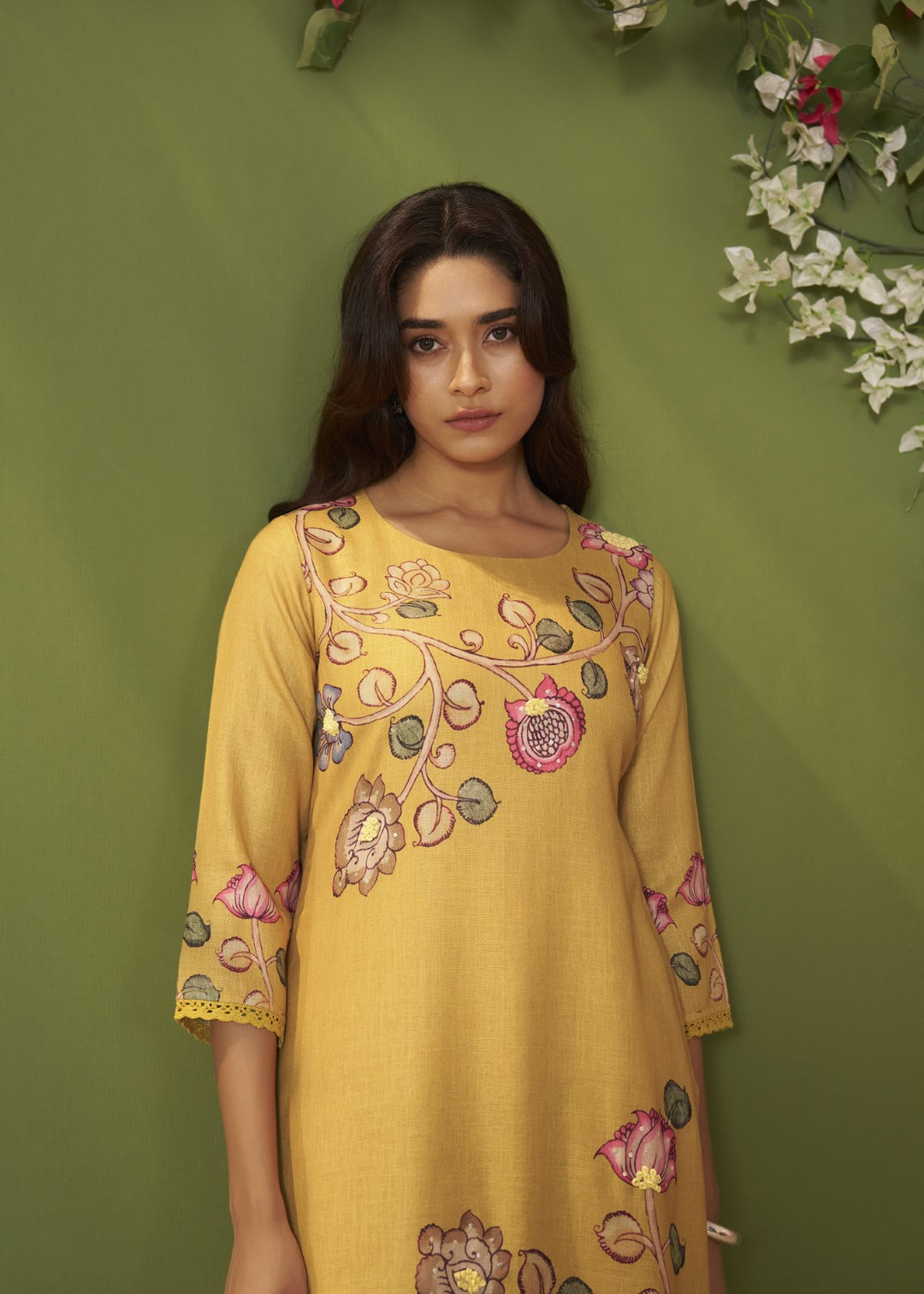 Itrh flax Cotton suit set
