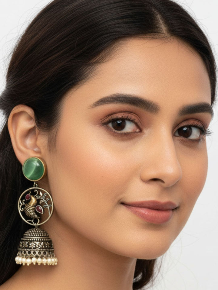 Antara Oxidised Earrings