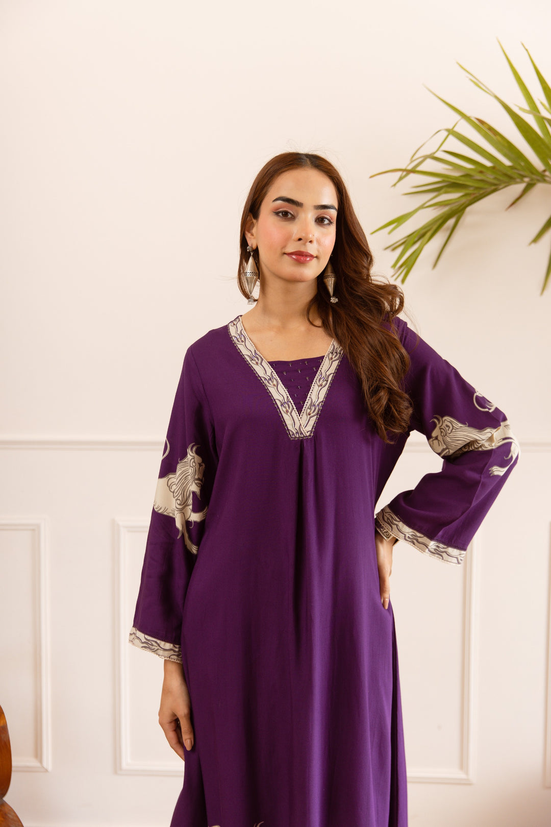 Karen munsell printed kurta pant set