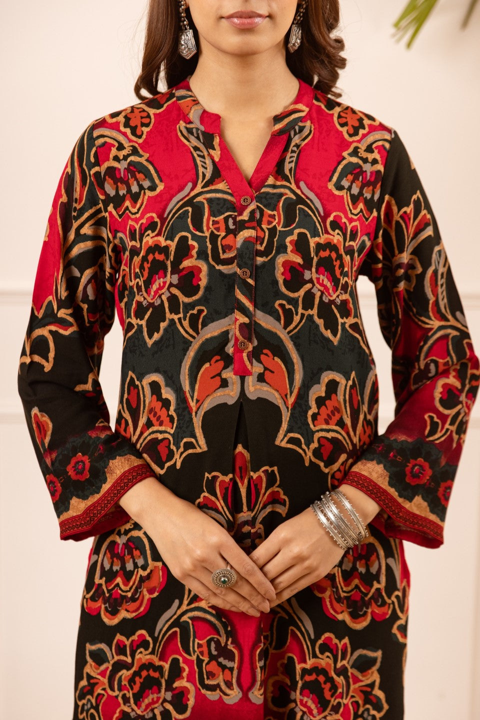 Karen ruby printed co-ord set