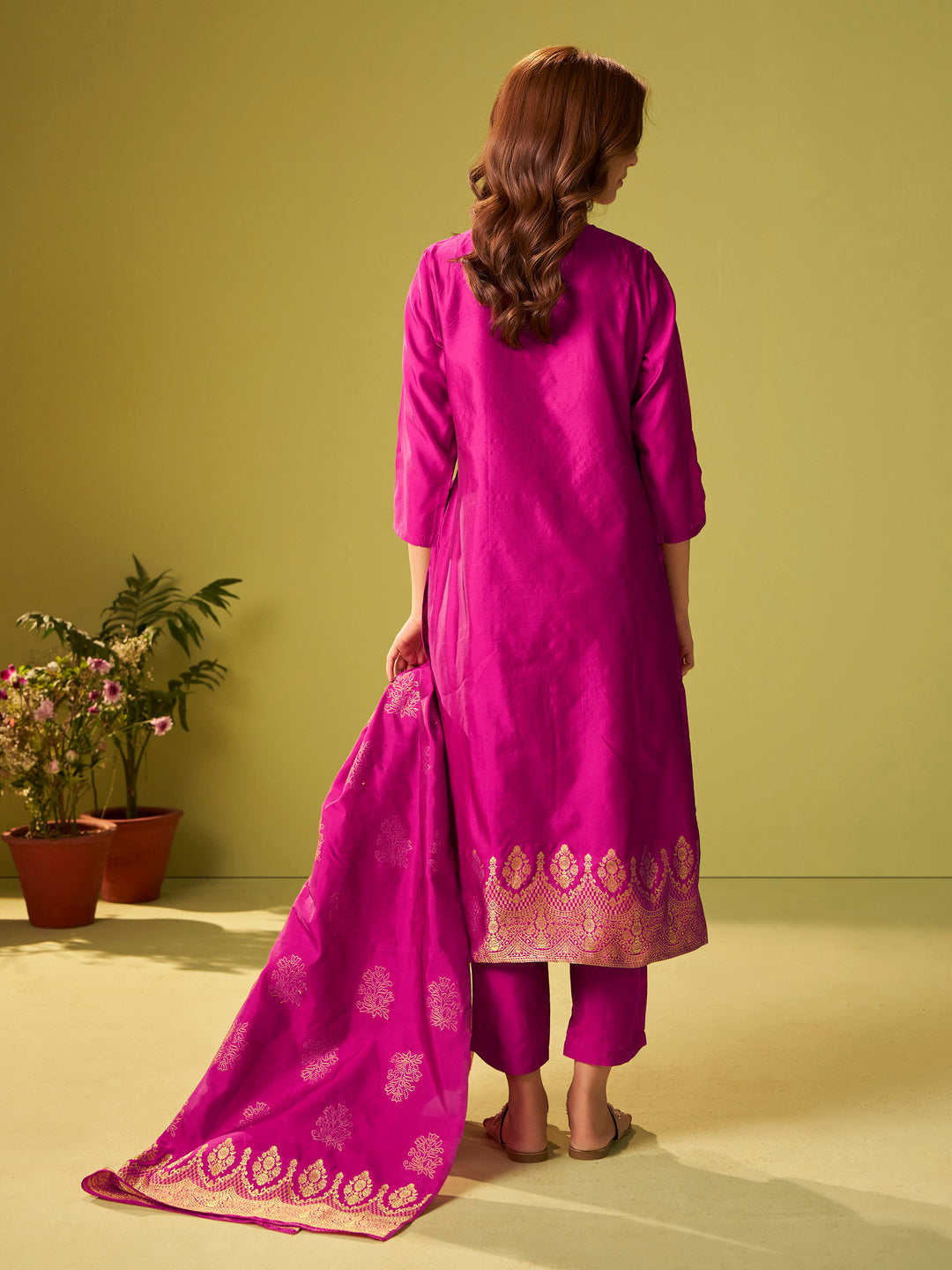 Nisha Rose Heavy Suit Set