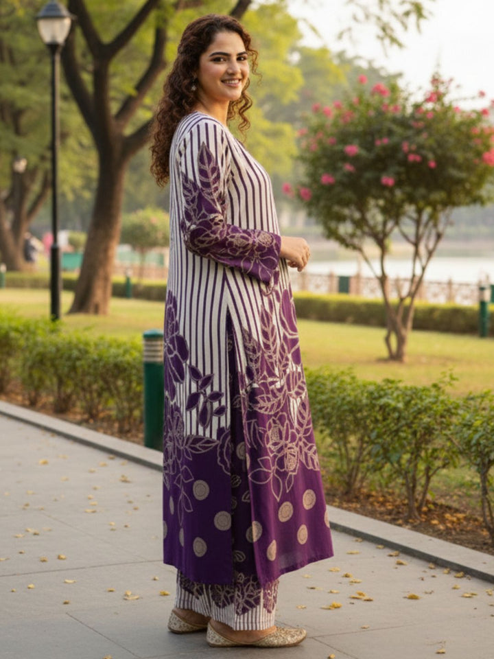 Bakul Cosmos Printed Kurta Pant Set