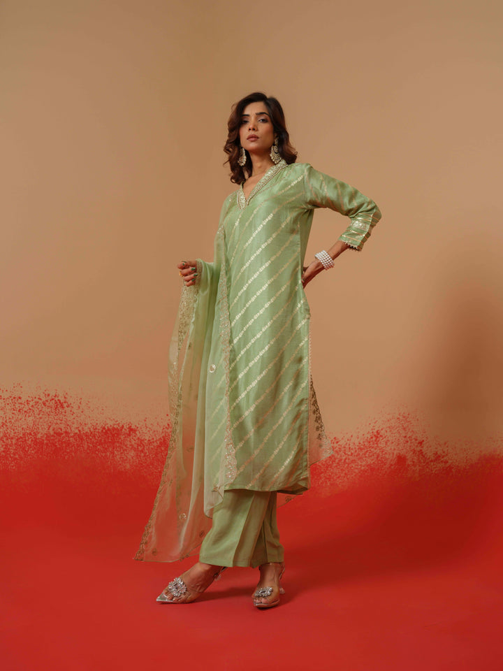 Palash Minty Full Work Suit Set