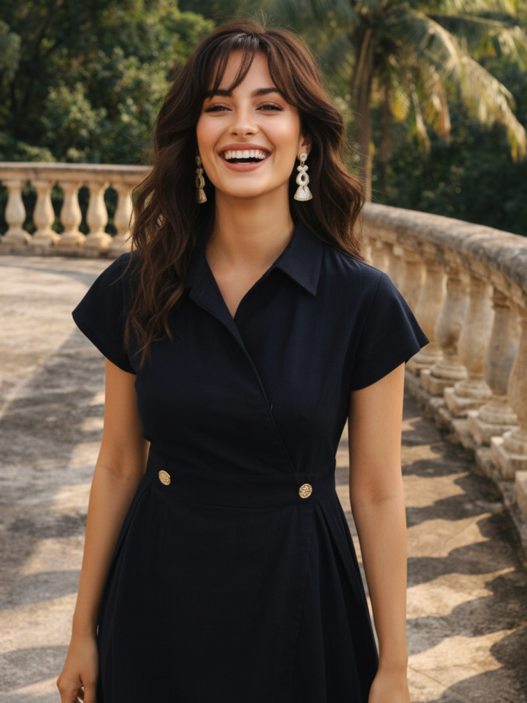 Ivanka jade cotton dress