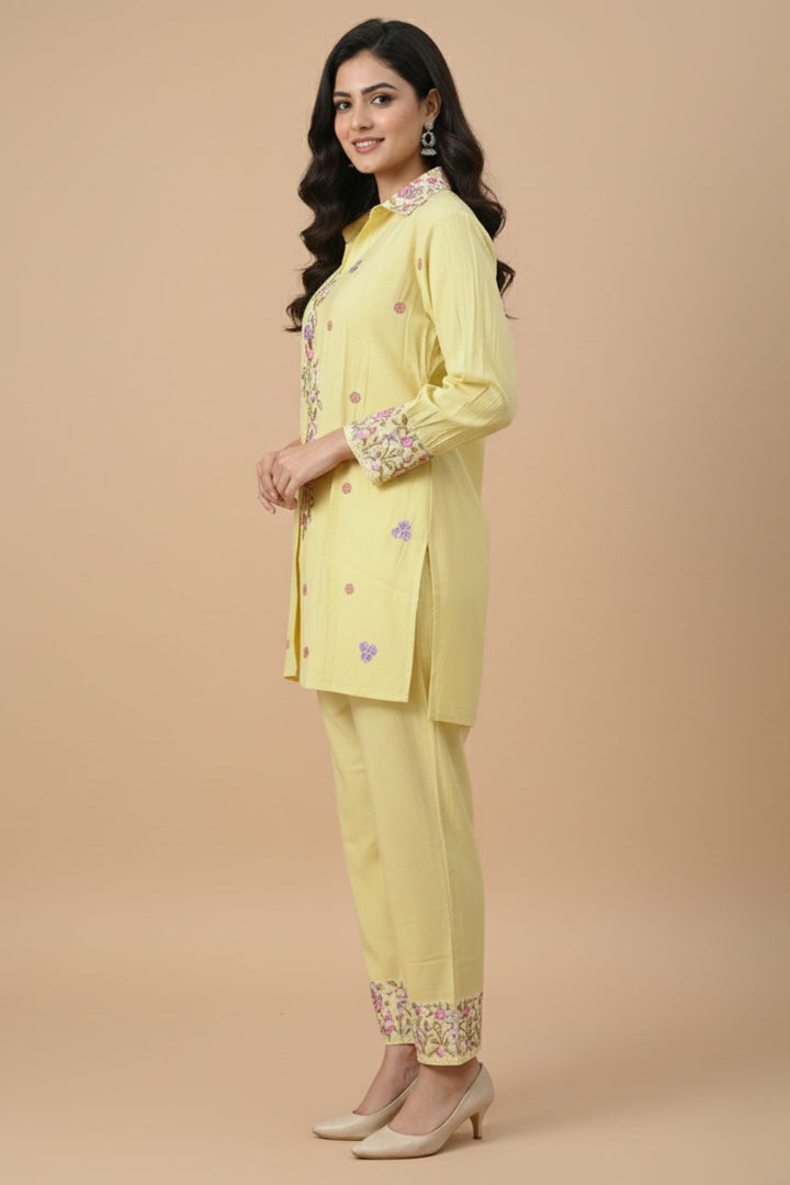 Pankhuri Daffodil Embroidered Co-ord Set