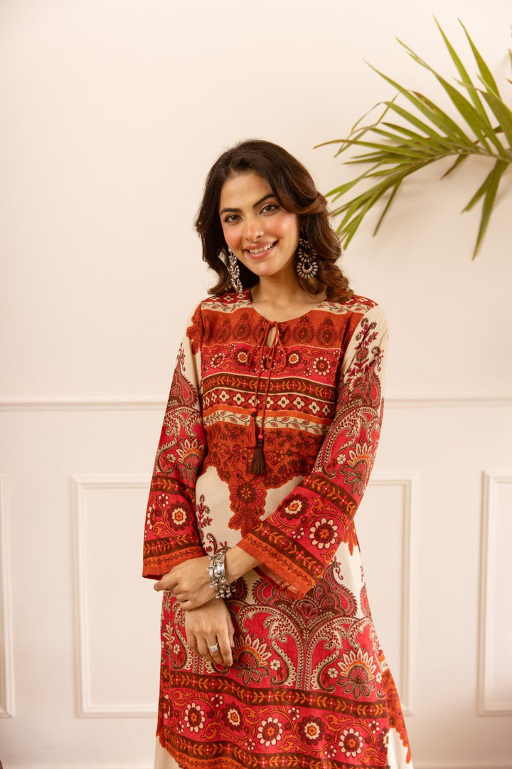 Karen fire cotton co-ord set