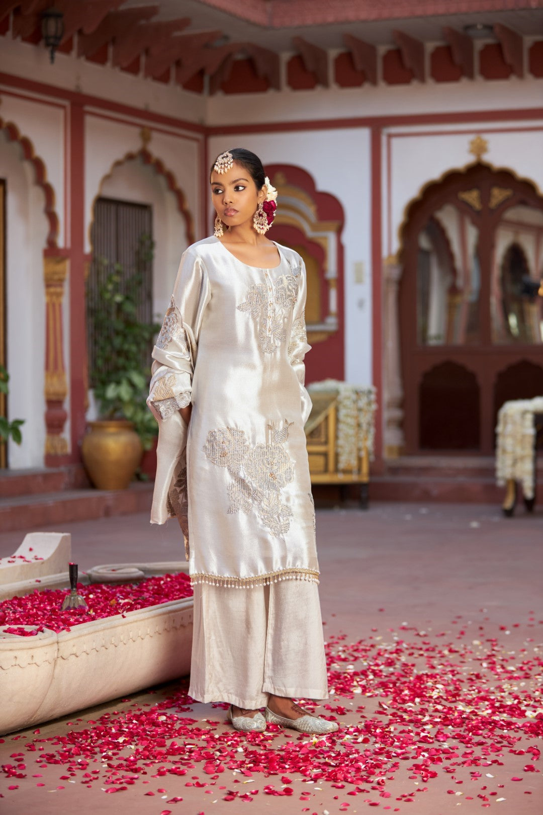 Mihika harp full work suit set