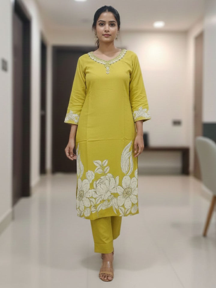 Reet Amber Printed Work Suit Set