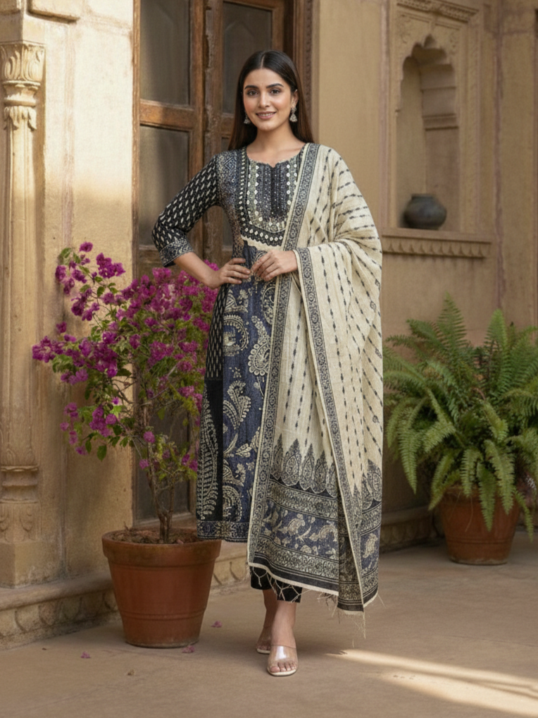 Reet Swish Printed Suit Set