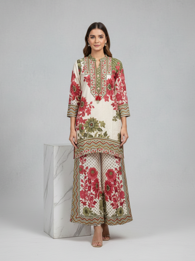 Reet brink printed co-ord set