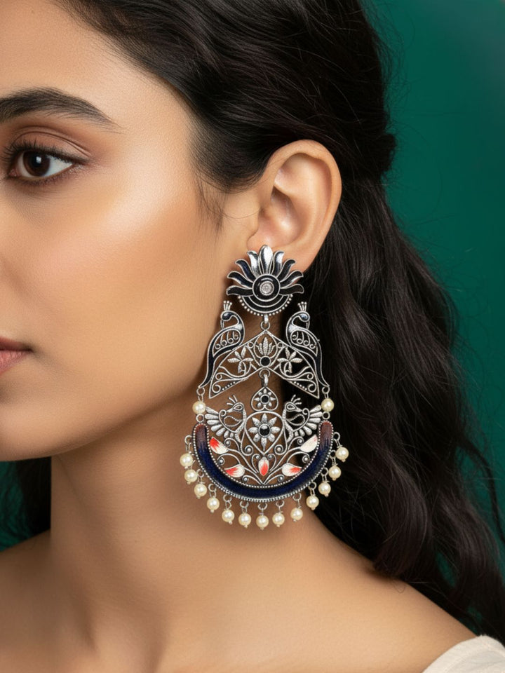 Antara Oxidised Earrings