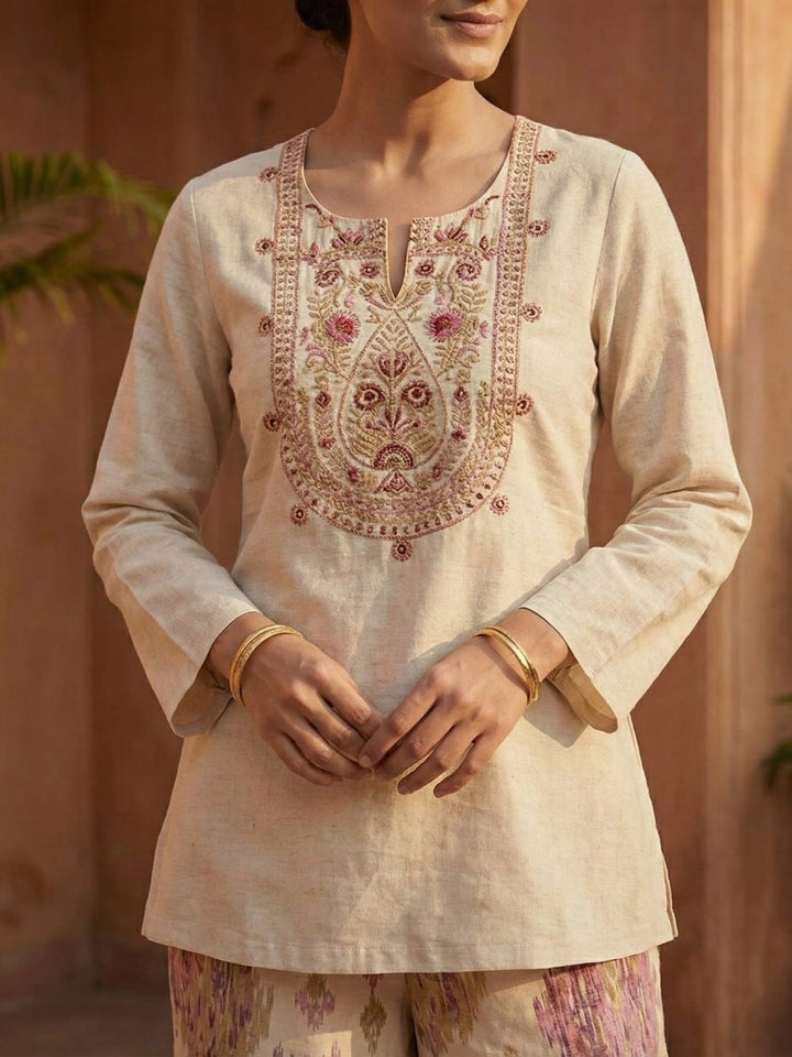 Tuscan caramel cotton co-ord set