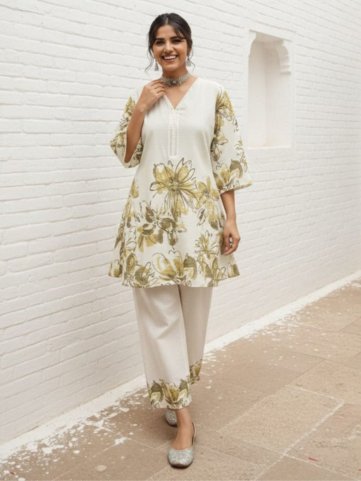 Swades Fern cotton co-ord set