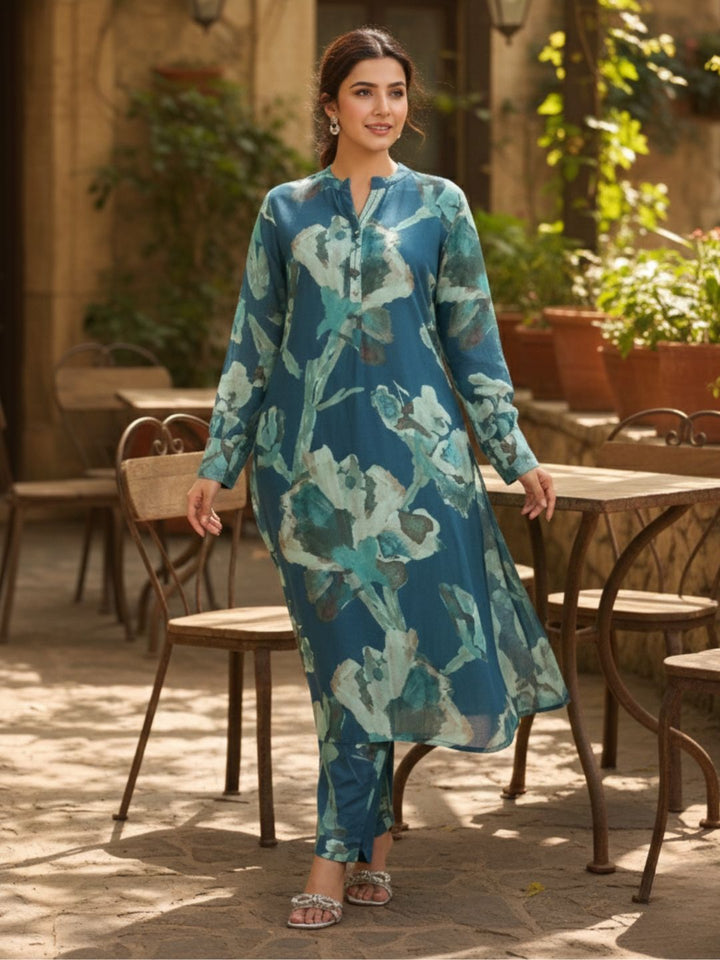 Pavitra ocean printed co-ord set