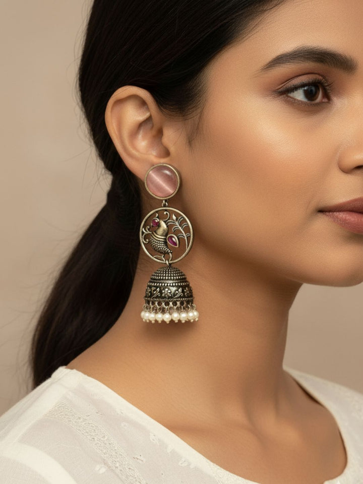 Antara Oxidised Earrings