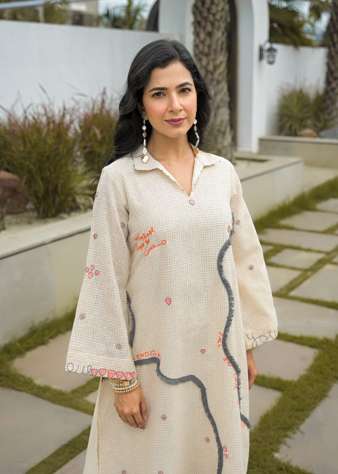 Tatva parch cotton kurta pant set