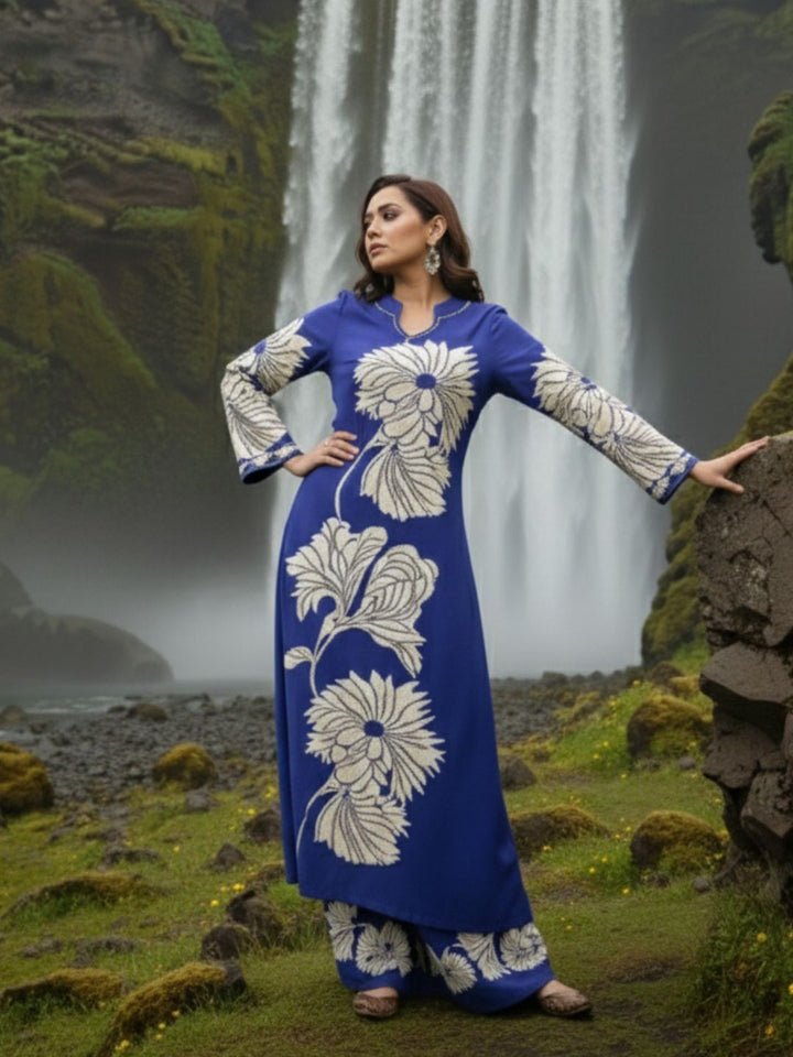 Bakul Spruce Digital Printed Kurta Pant Set