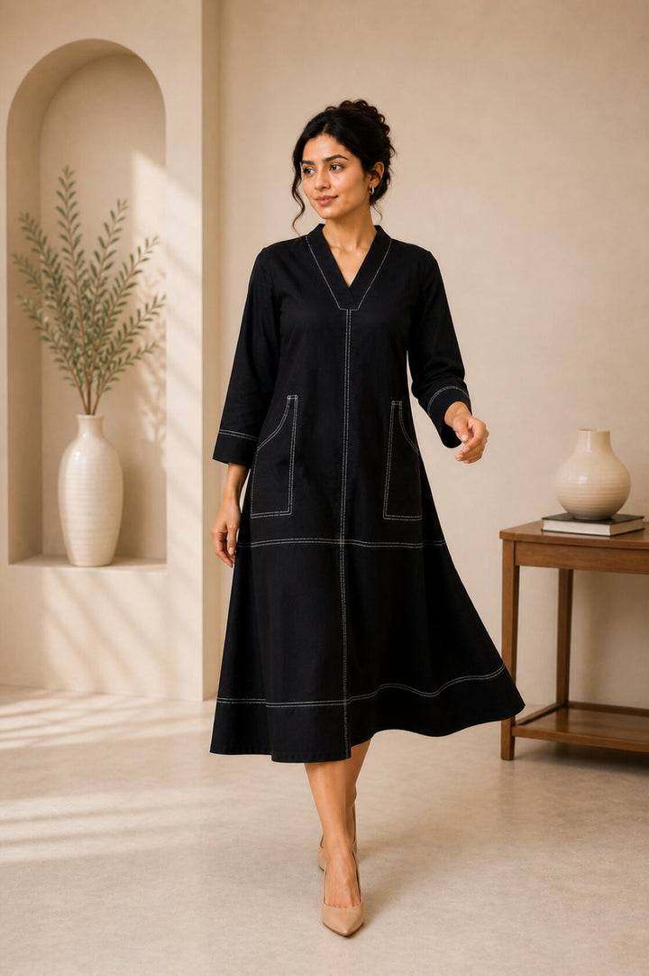 Akshara pitch cotton dress