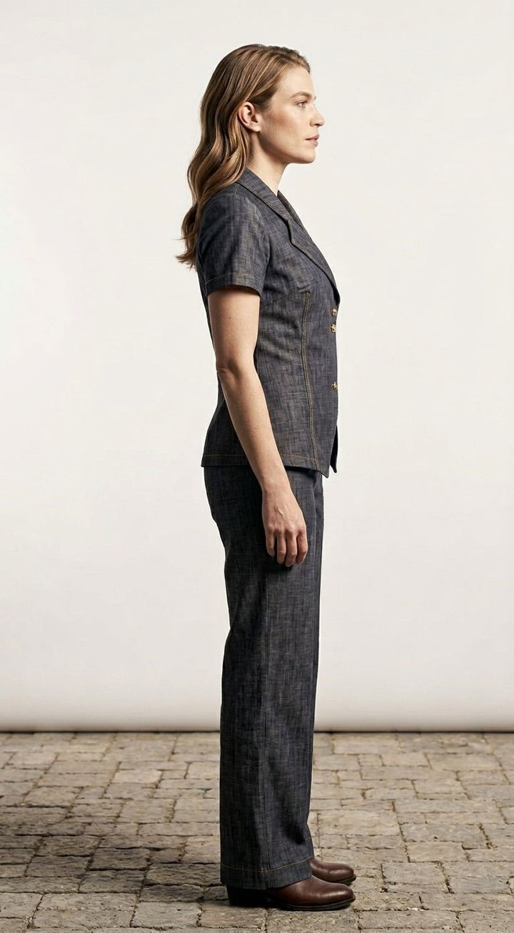 Prisha flint denim co-ord set