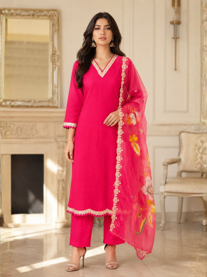 Mika Rose Suit Set