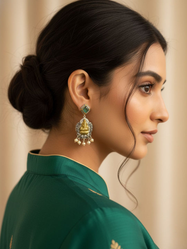 Antara Oxidised Earrings