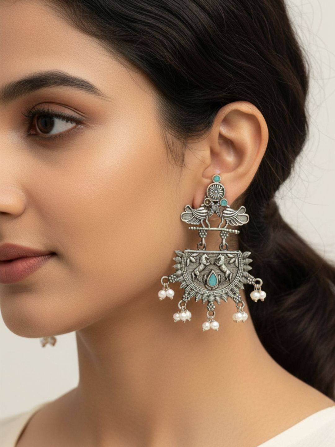 Antaara Oxidised Earrings