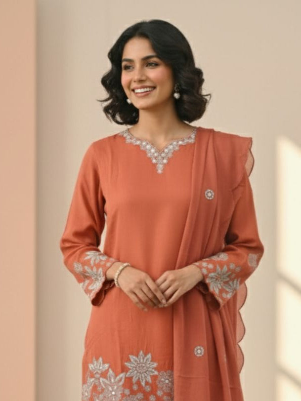 Gaurisha Yam Work Suit Set