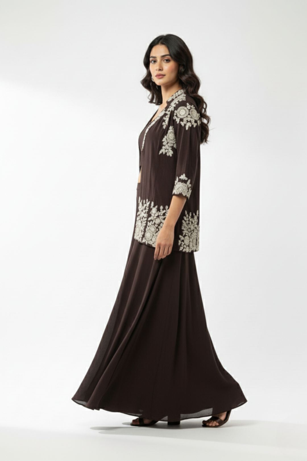 Rasā Jade Handwork Luxury Fusion Wear Set