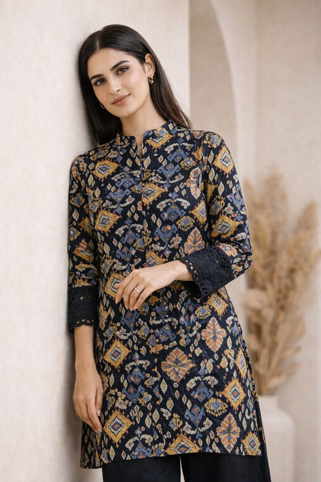Surbhi sable cotton kurta pant set