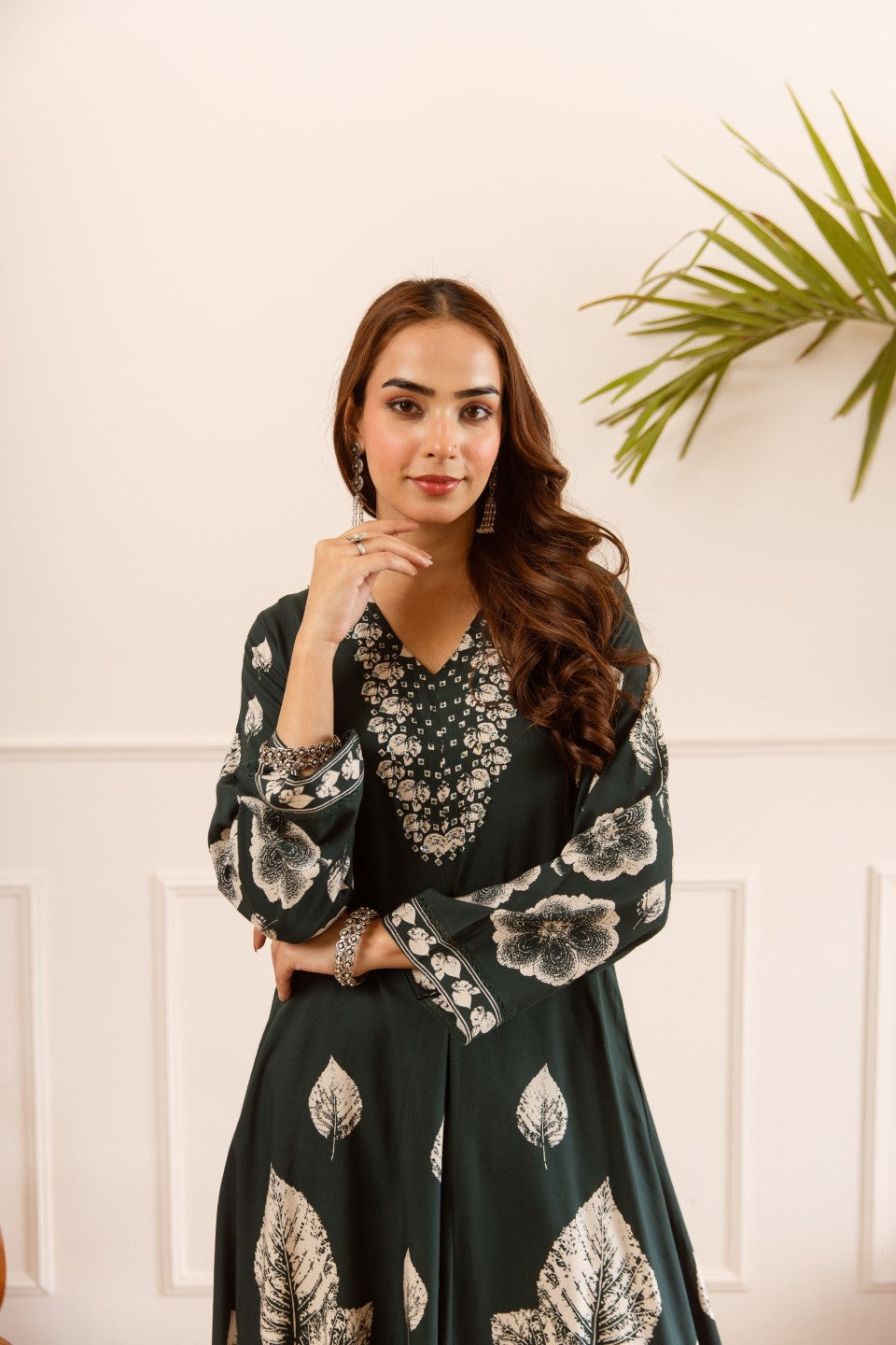 Karen pacific printed cotton kurta pant set