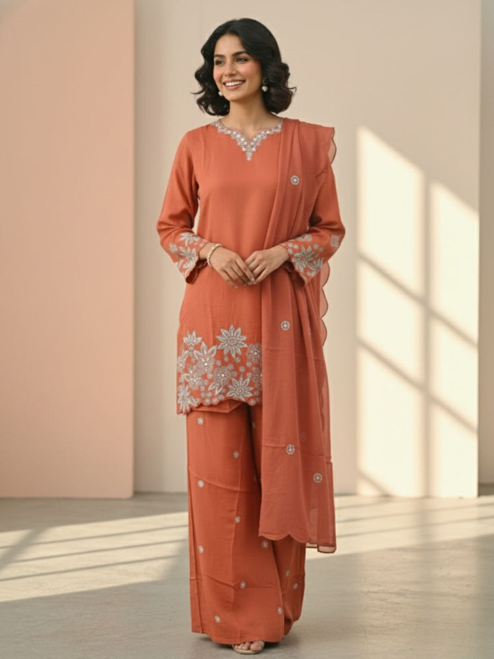 Gaurisha Yam Work Suit Set