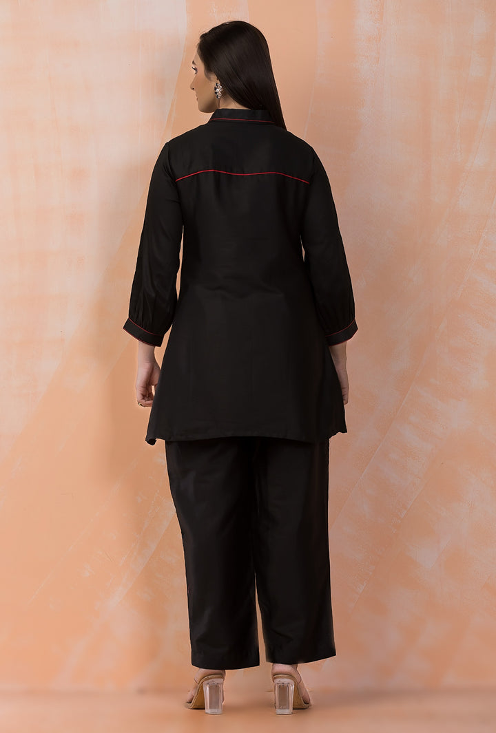 Sabhya Raven Embroidery premium co-ord set