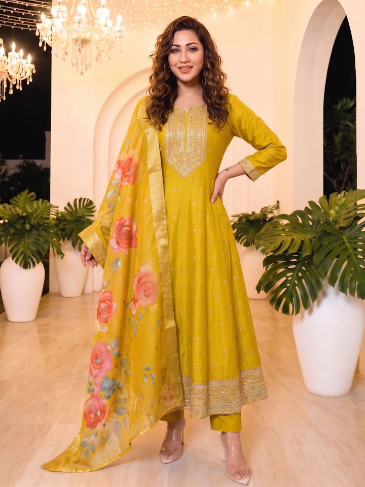 Shanti Amber Full Work Suit Set