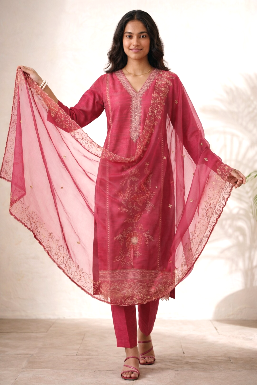 Morni Carmine Full Work Suit Set