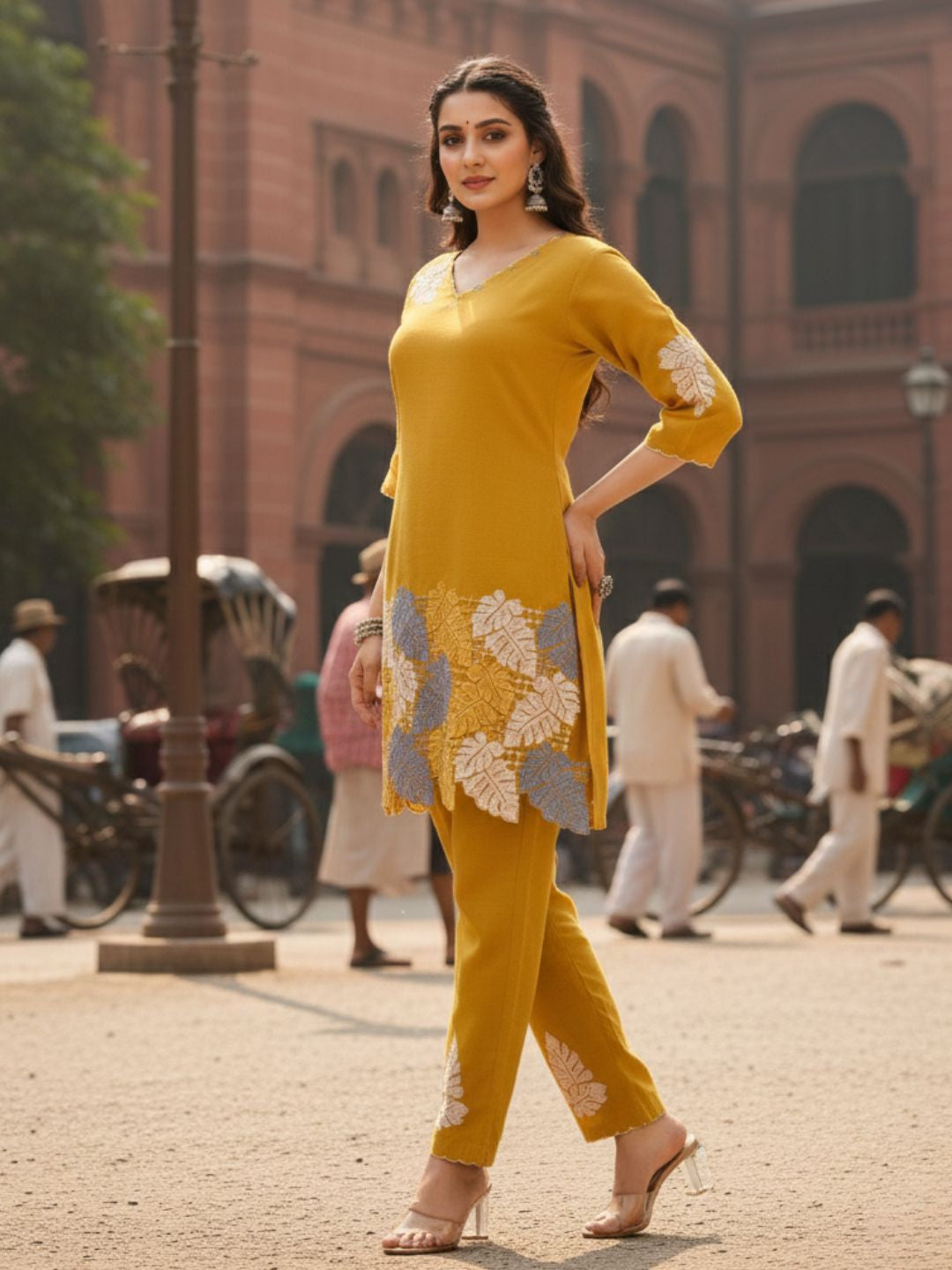 Nivedita Amber Embrodiered Co-ord Set