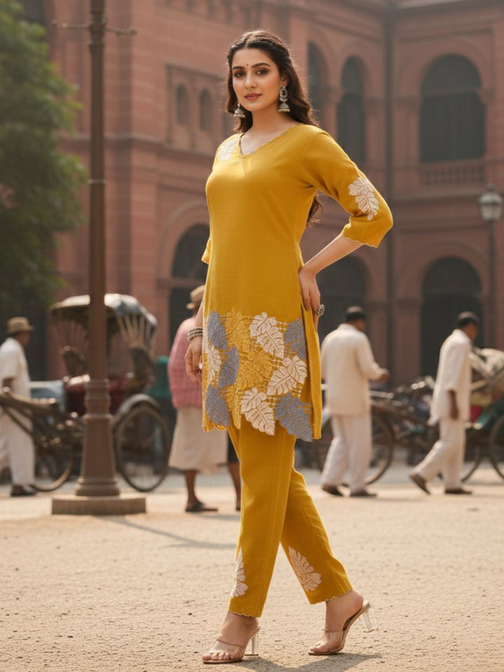 Nivedita Amber Embrodiered Co-ord Set