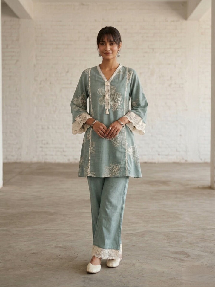 Swades flint cotton co-ord set